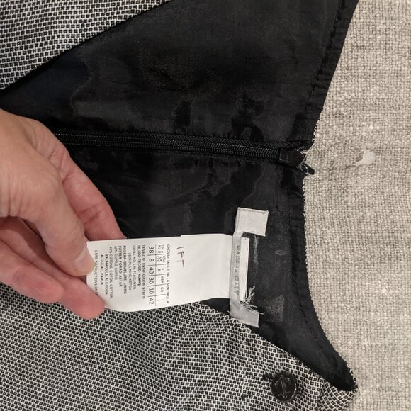 NWOT Max Mara 100% linen grey IT42 pencil dress - Picture 3 of 4